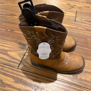 Wonder Nation Brown Kids Boots
